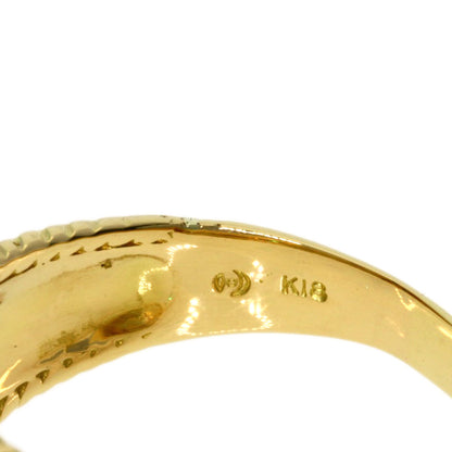 TASAKI   Ring Multi Stone Diamond K18 Yellow Gold Ladies