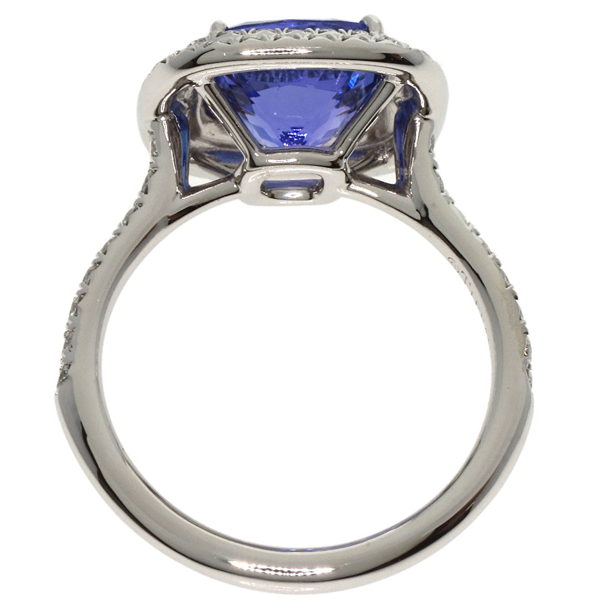 TIFFANY&Co. Sorest Tanzanite Diamond Ring Platinum PT950 Ladies [Used]