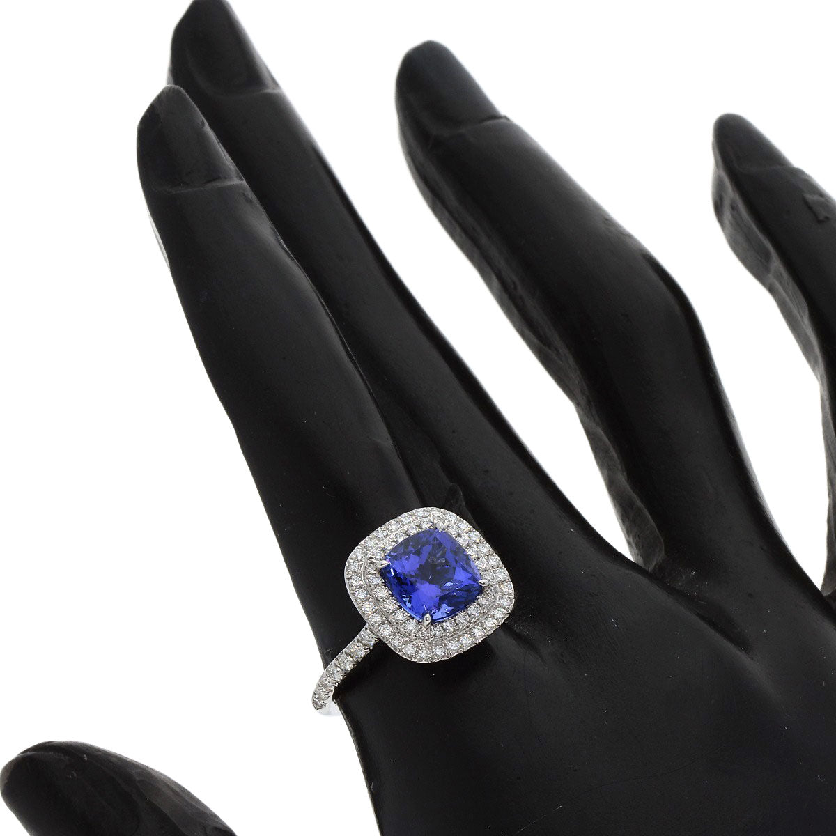 TIFFANY&Co. Sorest Tanzanite Diamond Ring Platinum PT950 Ladies [Used]