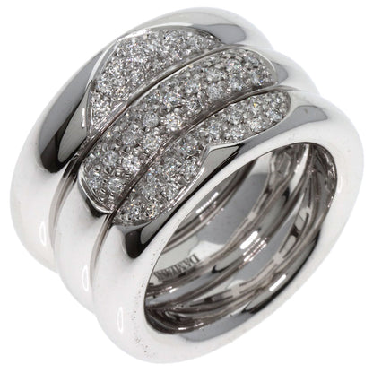 Damiani Pavé Diamond 3-piece set Ring K18 White Gold Ladies [Used]