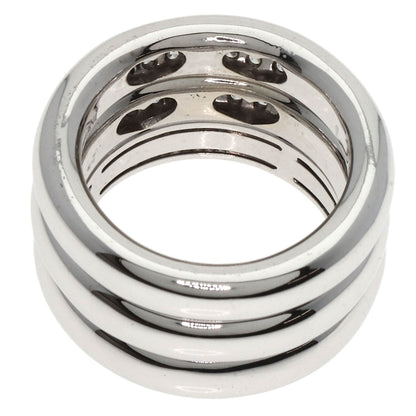 Damiani Pavé Diamond 3-piece set Ring K18 White Gold Ladies [Used]