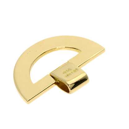 CELINE   Pendant top Logo motif K18 Yellow Gold Ladies