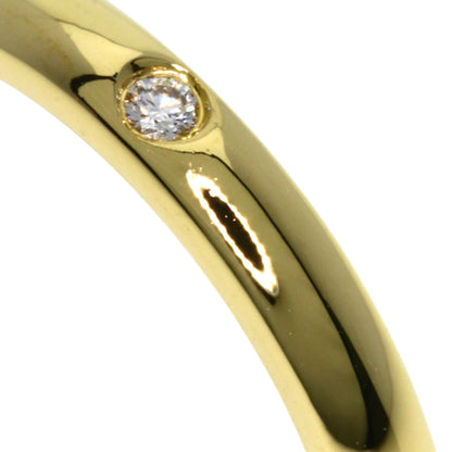TIFFANY&Co. Stacking Band 1P Diamond Ring K18 Yellow Gold Ladies [Used]