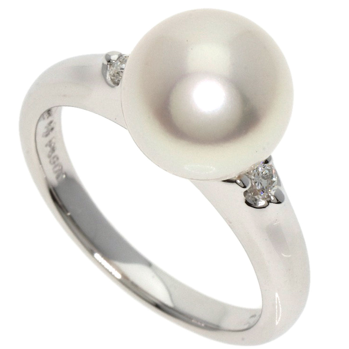 TASAKI Swanglady Ring Earring 3-piece set Necklace Silver Ladies [Used]