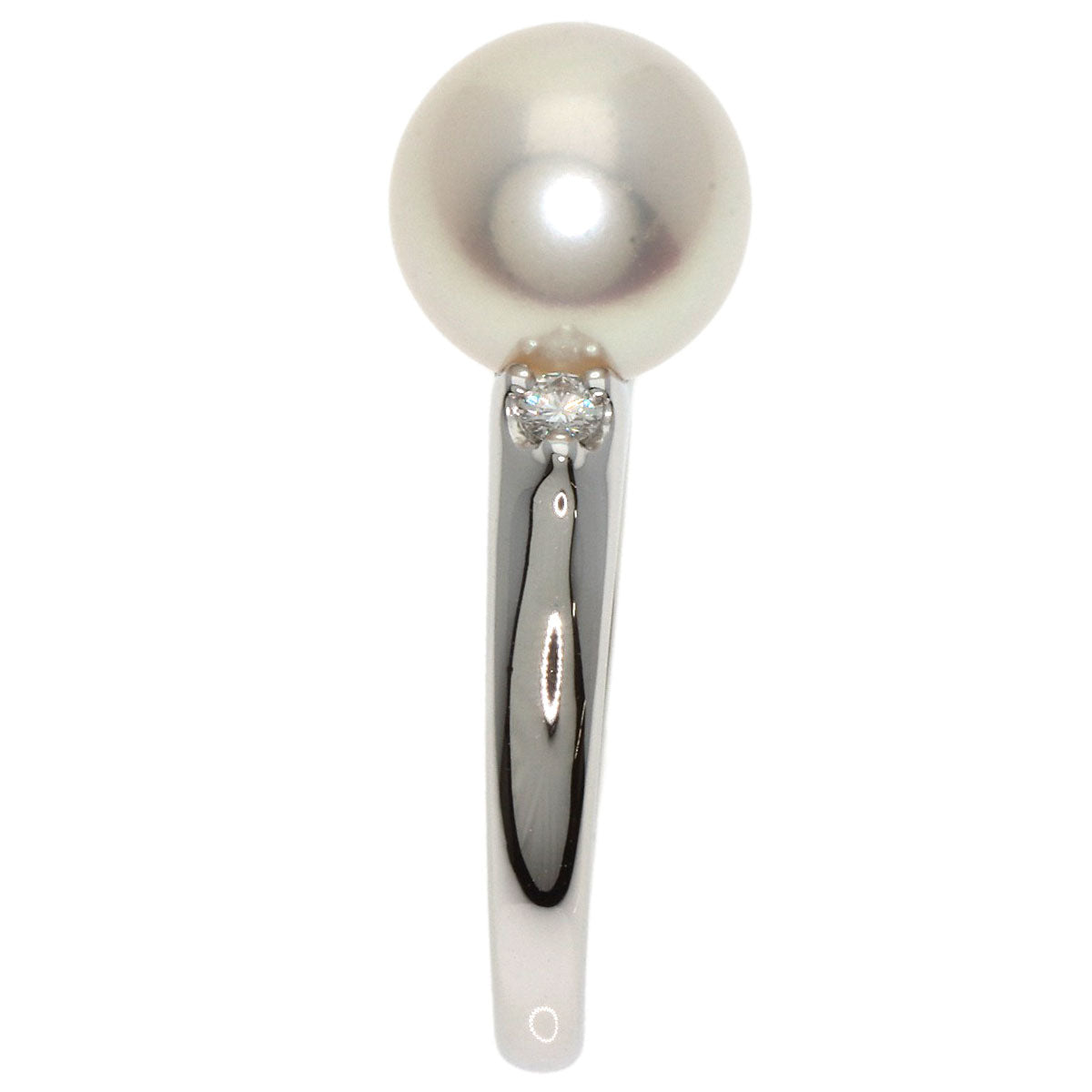 TASAKI Swanglady Ring Earring 3-piece set Necklace Silver Ladies [Used]