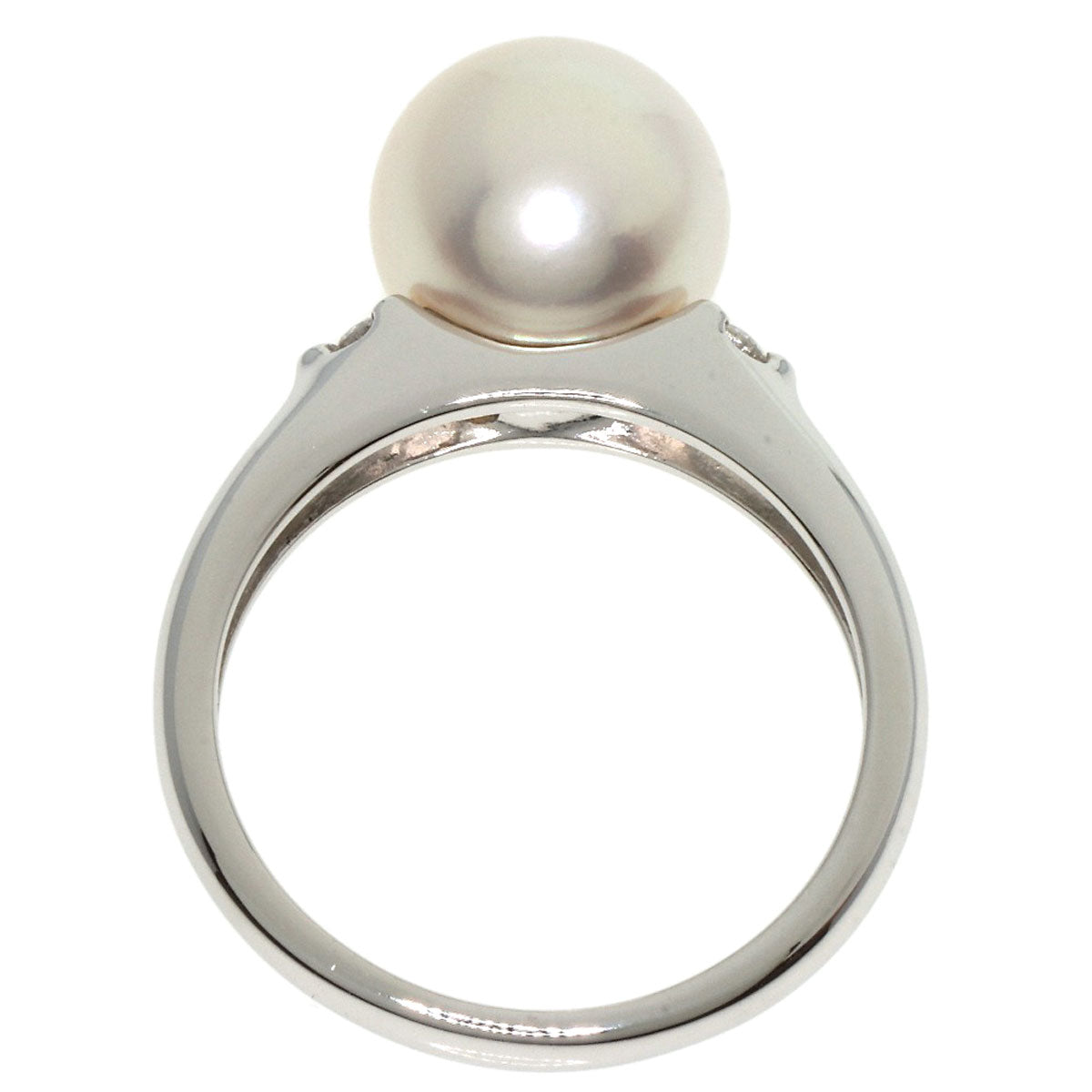 TASAKI Swanglady Ring Earring 3-piece set Necklace Silver Ladies [Used]