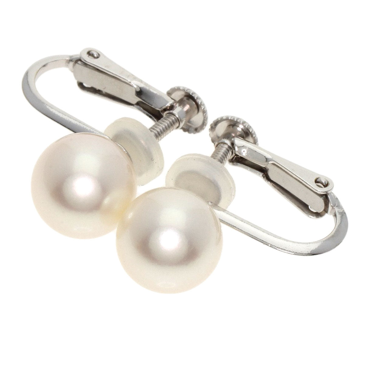 TASAKI Swanglady Ring Earring 3-piece set Necklace Silver Ladies [Used]