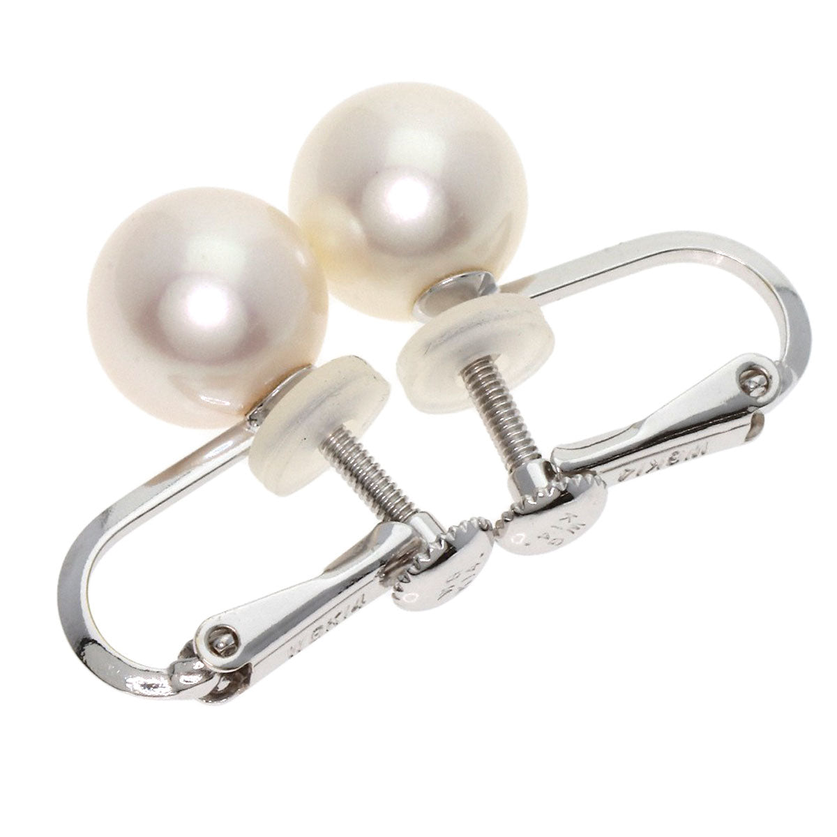 TASAKI Swanglady Ring Earring 3-piece set Necklace Silver Ladies [Used]