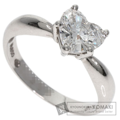 Jewelry Maki Heart Diamond Ring Platinum PT850 4.1g　Ladies