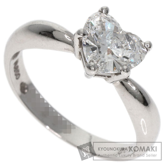 Jewelry Maki Heart Diamond Ring Platinum PT850 4.1g　Ladies