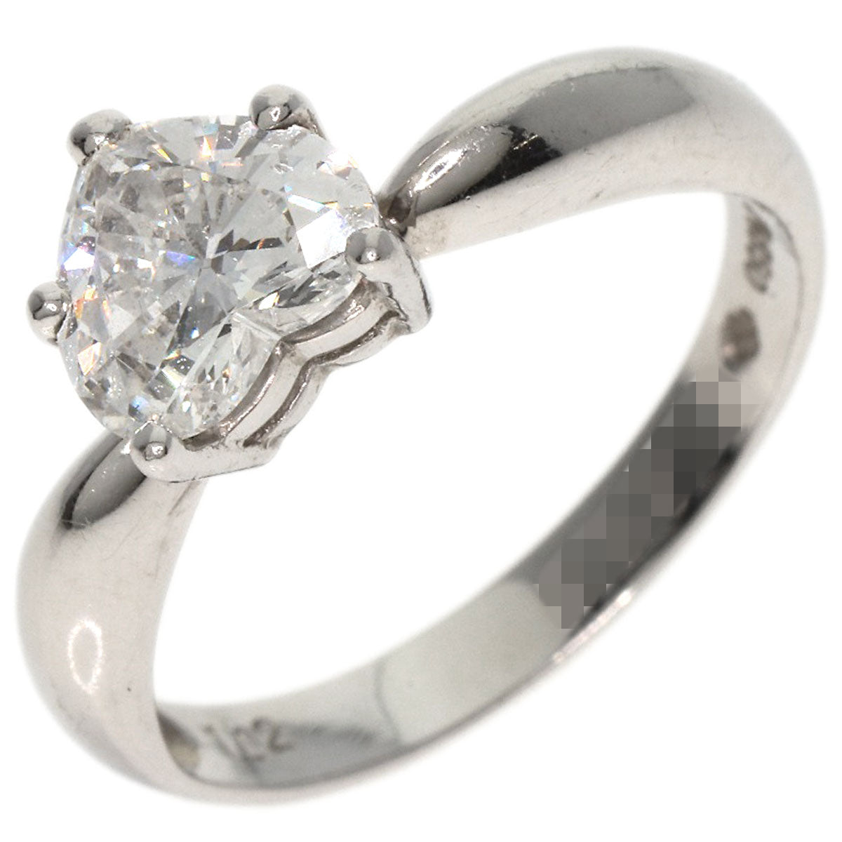 Jewelry Maki Heart Diamond Ring Platinum PT850 4.1g　Ladies
