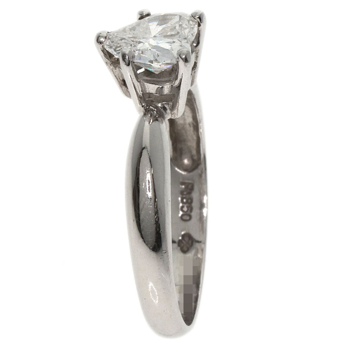 Jewelry Maki Heart Diamond Ring Platinum PT850 4.1g　Ladies