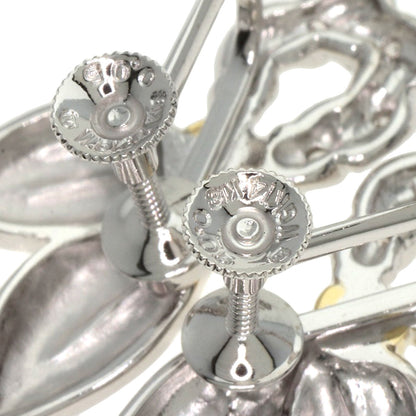 MIKIMOTO Diamond Earring K14 White Gold 18K Yellow GoldLadies [Used]