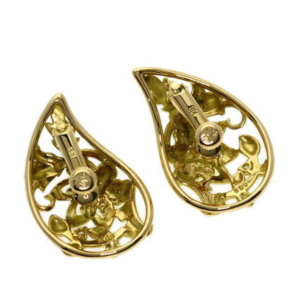 TASAKI Diamond Earring K18 Yellow Gold Ladies [Used]