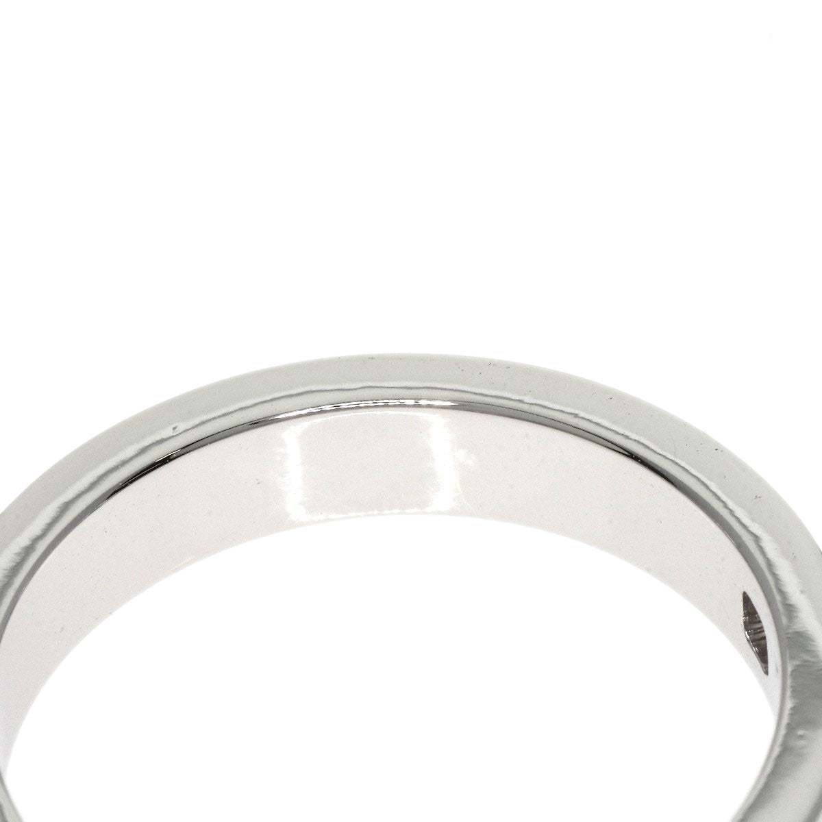 BVLGARI Double logo Diamond Ring K18 White Gold Ladies [Used]