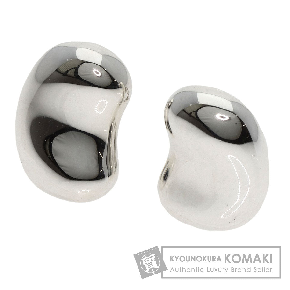 TIFFANY&Co.   Bean Earring  Silver Ladies [Used]