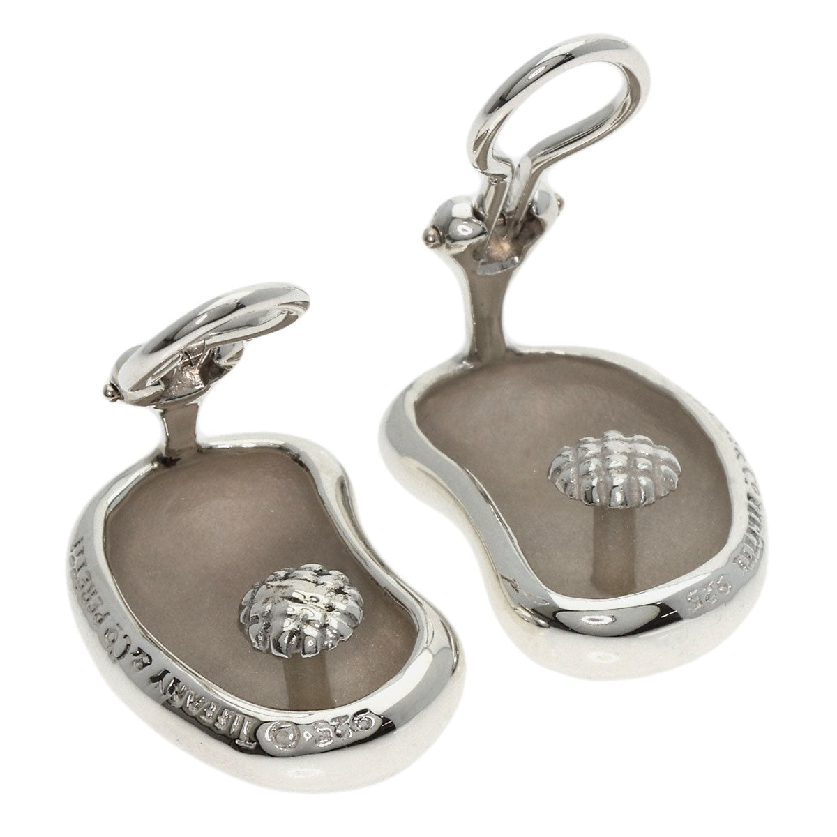 TIFFANY&Co.   Bean Earring  Silver Ladies [Used]
