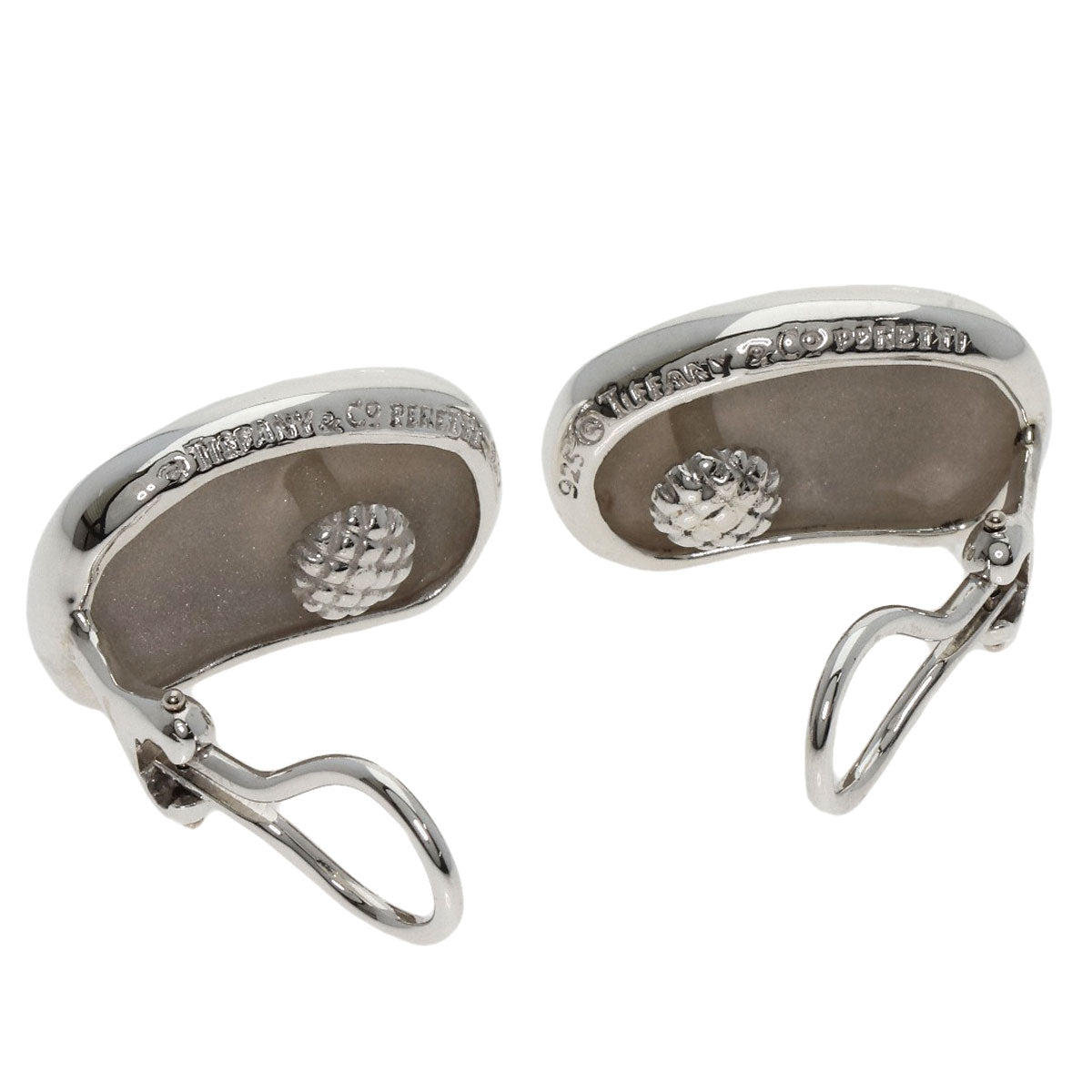 TIFFANY&Co.   Bean Earring  Silver Ladies [Used]