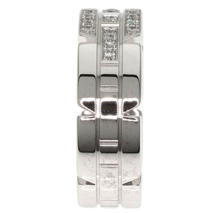 CARTIER Tank Francaise Diamond #48 Ring K18 White Gold Ladies [Used]