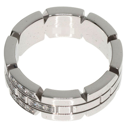 CARTIER Tank Francaise Diamond #48 Ring K18 White Gold Ladies [Used]