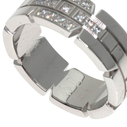 CARTIER Tank Francaise Diamond #48 Ring K18 White Gold Ladies [Used]