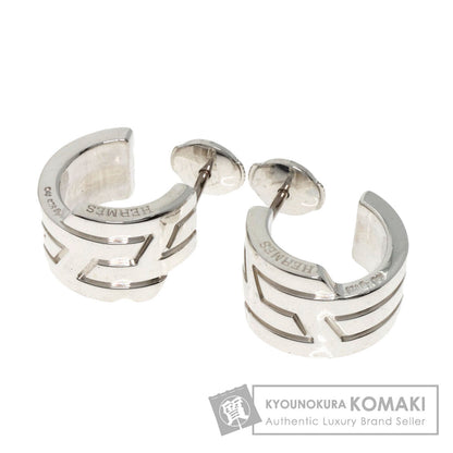 HERMES Italy earring Silver Ladies [Used]