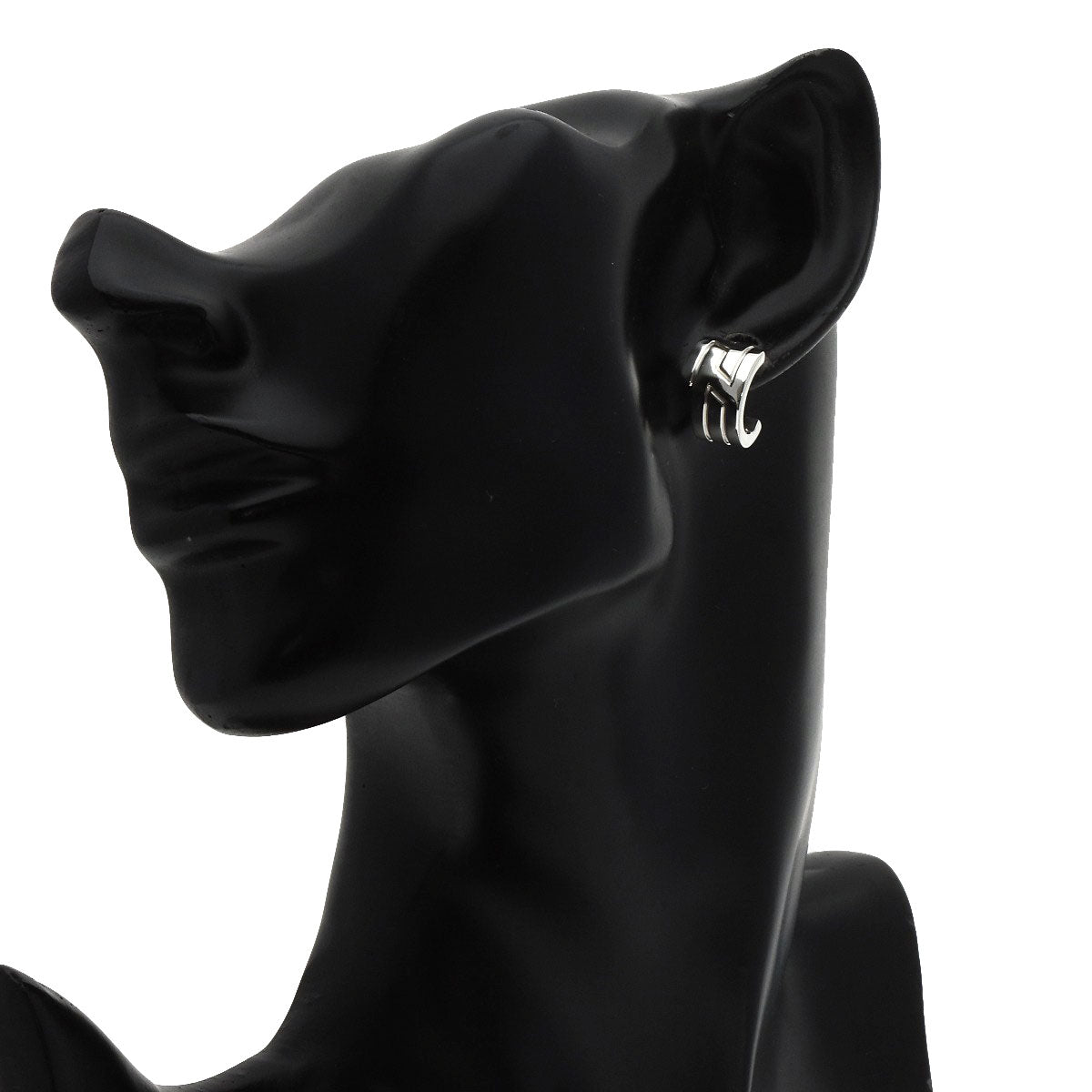 HERMES Italy earring Silver Ladies [Used]