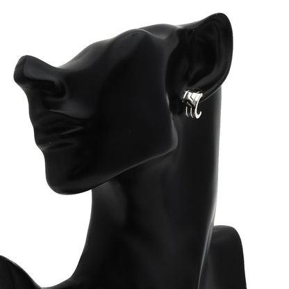 HERMES Italy earring Silver Ladies [Used]