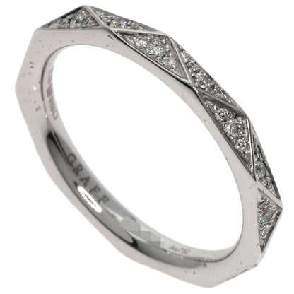 GRAFF Laurence Graff Signature Diamond Ring K18 White Gold Ladies [Used]