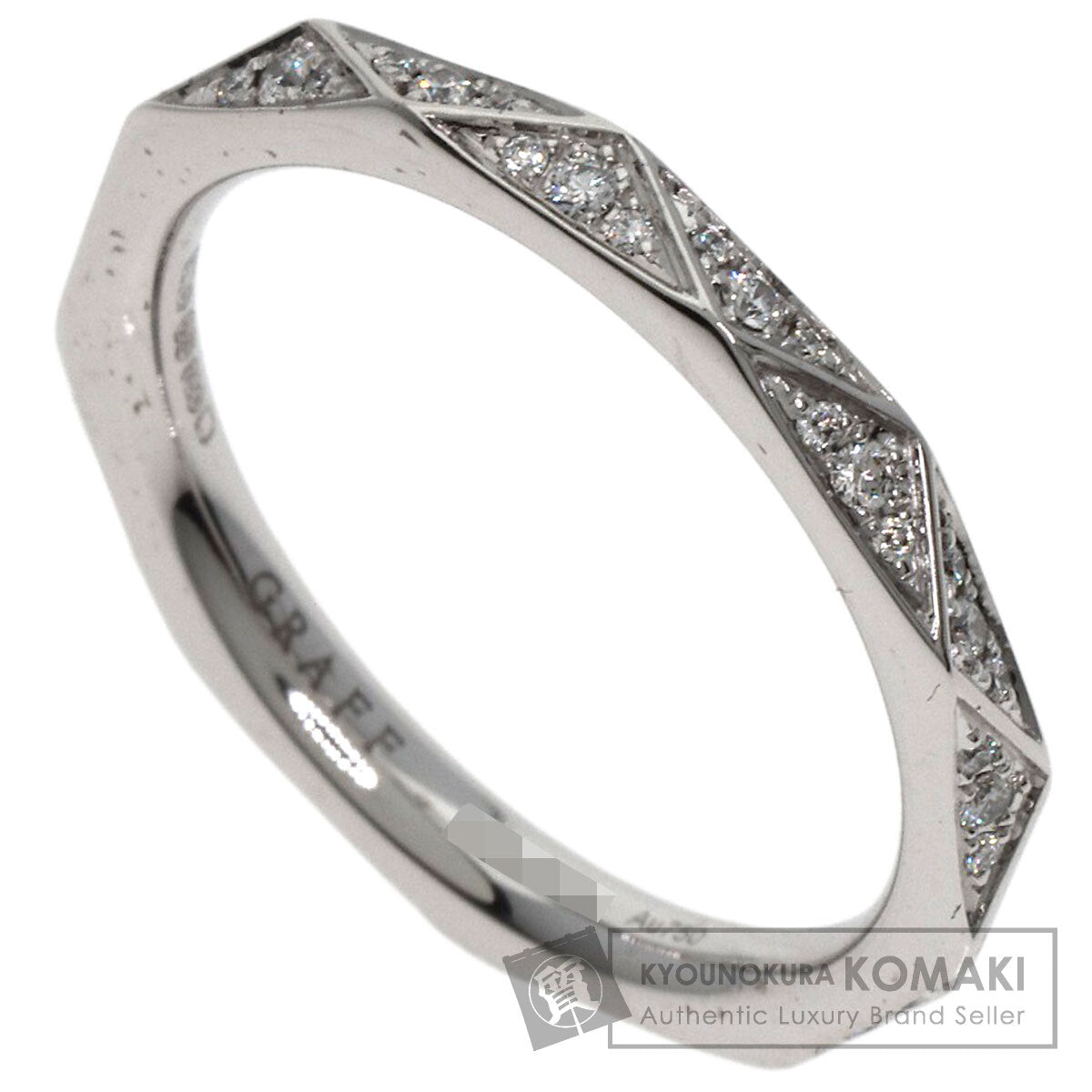 GRAFF Laurence Graff Signature Diamond Ring K18 White Gold Ladies [Used]