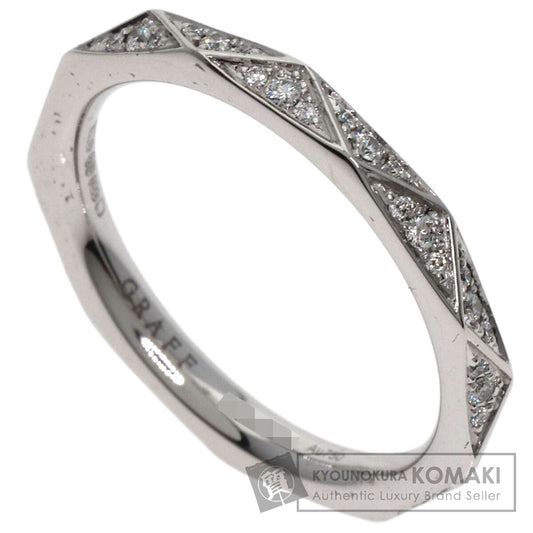 GRAFF Laurence Graff Signature Diamond Ring K18 White Gold Ladies [Used]