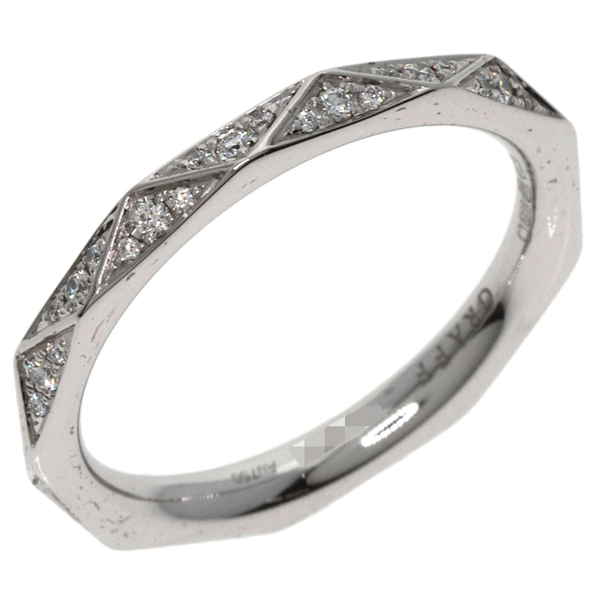 GRAFF Laurence Graff Signature Diamond Ring K18 White Gold Ladies [Used]