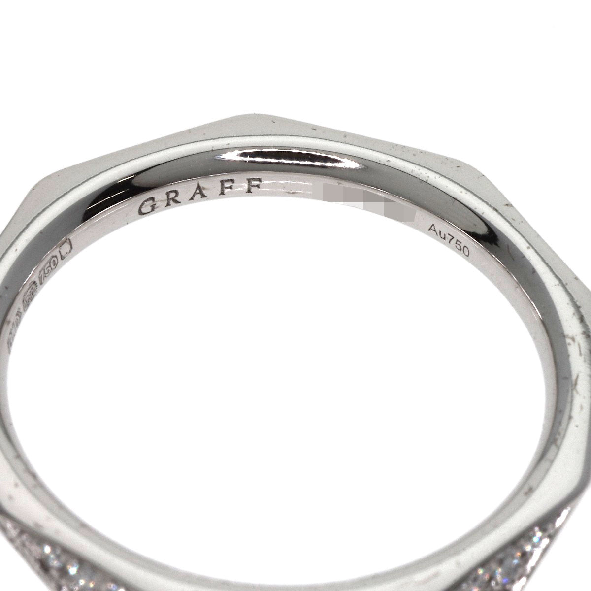 GRAFF Laurence Graff Signature Diamond Ring K18 White Gold Ladies [Used]