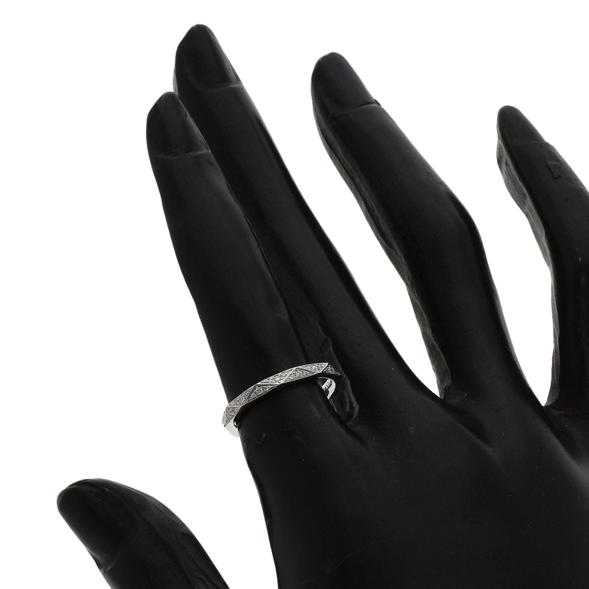 GRAFF Laurence Graff Signature Diamond Ring K18 White Gold Ladies [Used]