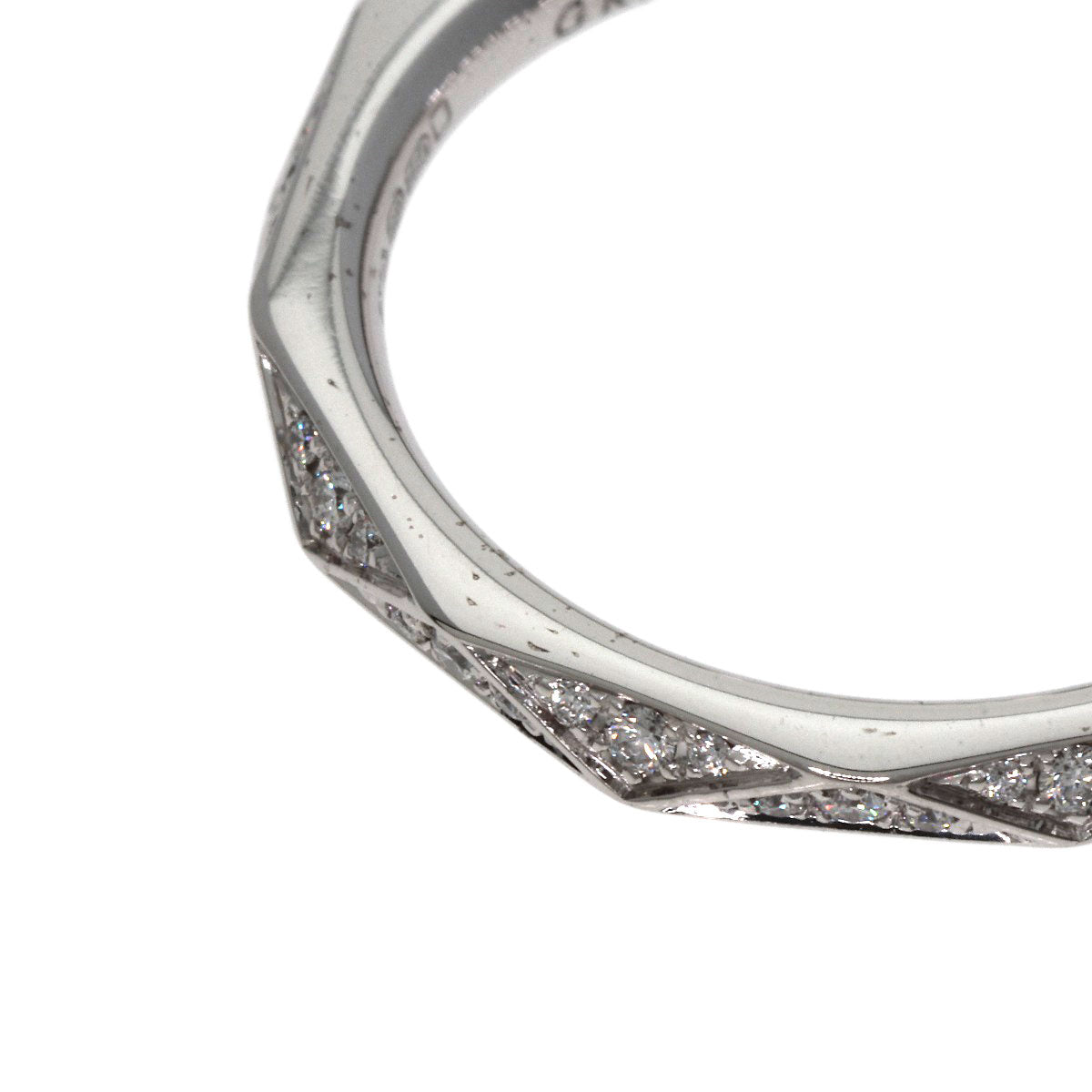 GRAFF Laurence Graff Signature Diamond Ring K18 White Gold Ladies [Used]