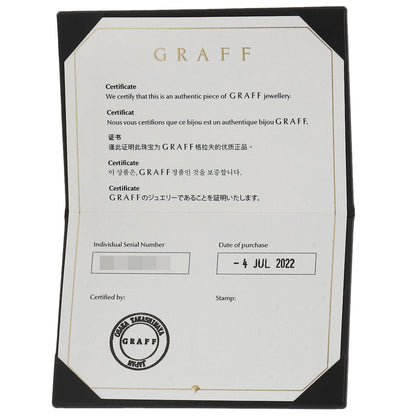 GRAFF Laurence Graff Signature Diamond Ring K18 White Gold Ladies [Used]