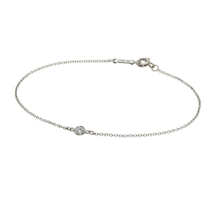 TIFFANY&Co. By The Yard Diamond Bracelet Platinum PT950 Ladies [Used]