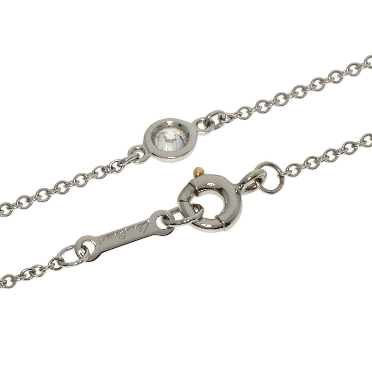 TIFFANY&Co. By The Yard Diamond Bracelet Platinum PT950 Ladies [Used]