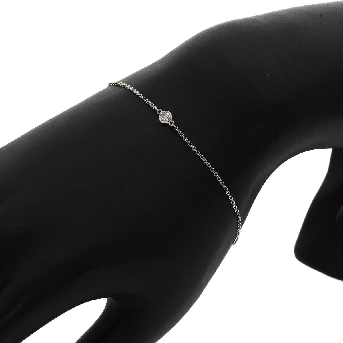 TIFFANY&Co. By The Yard Diamond Bracelet Platinum PT950 Ladies [Used]