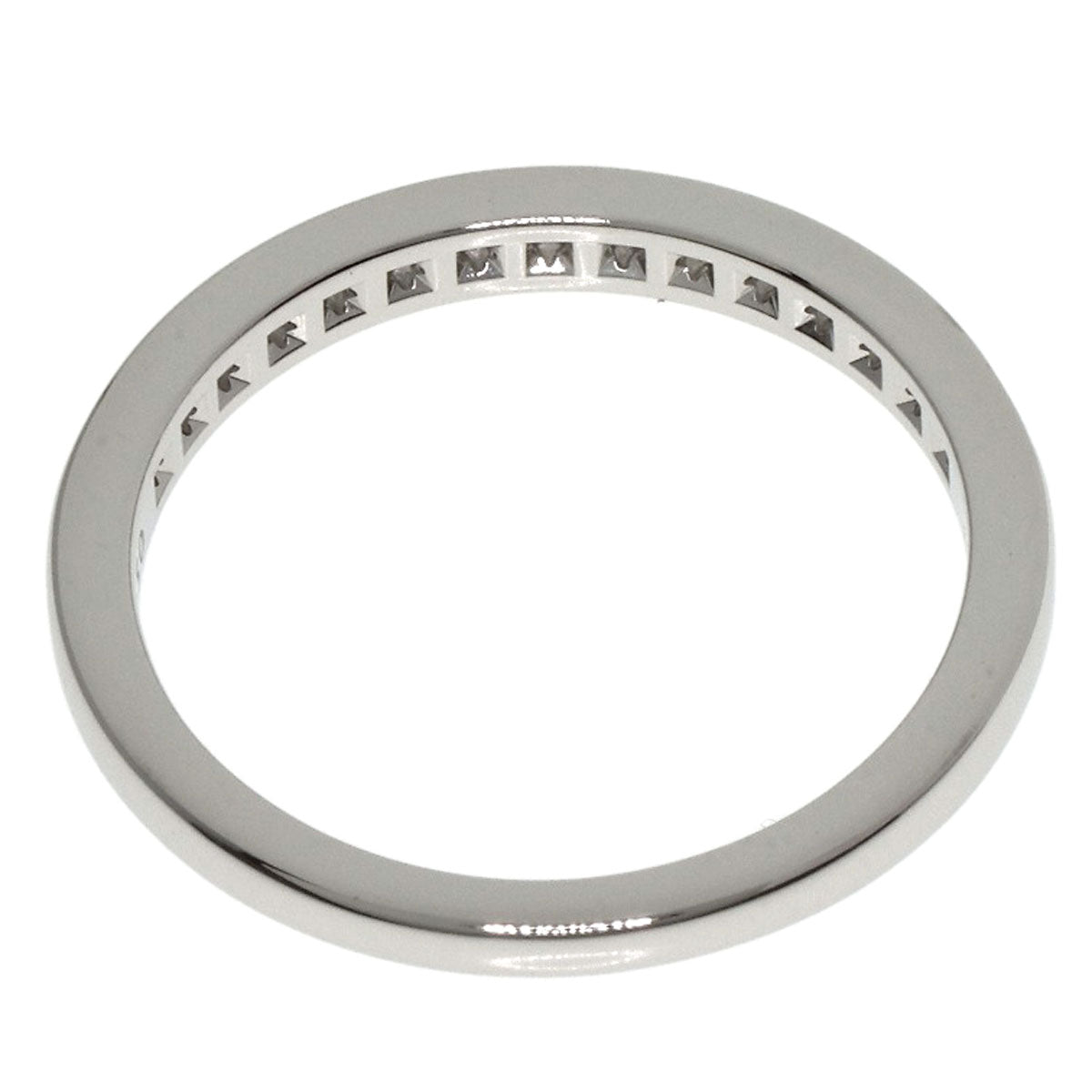 TIFFANY&Co. Half Eternity Diamond Ring Platinum PT950 Ladies [Used]