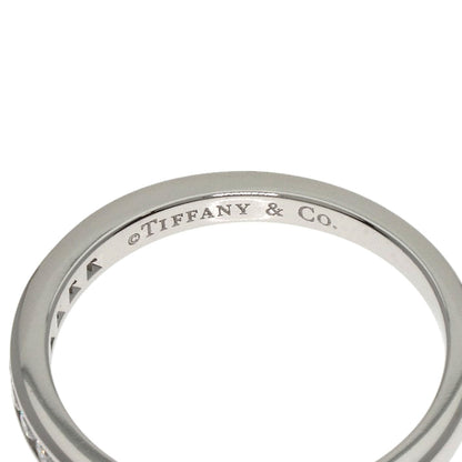 TIFFANY&Co. Half Eternity Diamond Ring Platinum PT950 Ladies [Used]