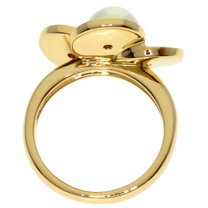 TASAKI Akoya Pearl Pearl Shell Ring K18 Yellow Gold Ladies [Used]