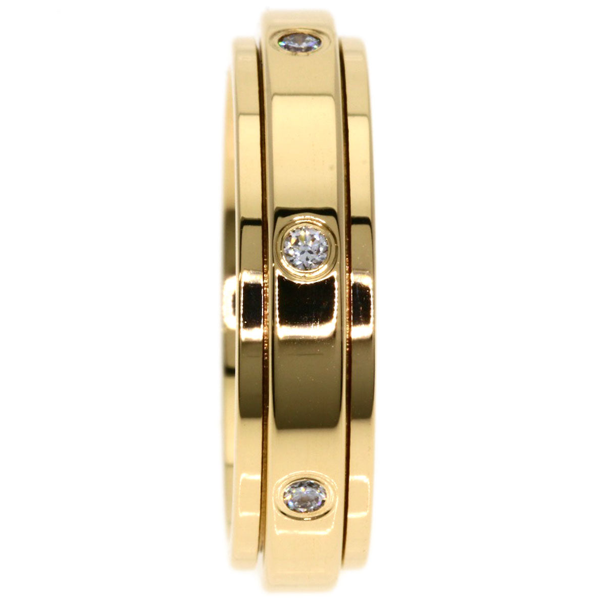 PIAGET possession 7P Diamond #51 Ring K18 Pink Gold Ladies [Used]