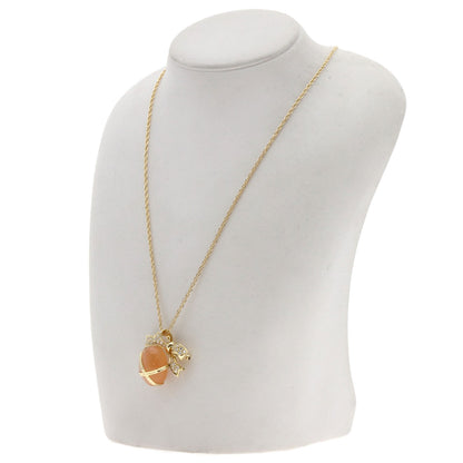 Moonstone Diamond 2WAY Necklace K18 Yellow Gold 15.4g　Ladies