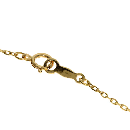 MIKIMOTO Pearl Pearl heart motif Necklace K18 Yellow Gold Ladies [Used]