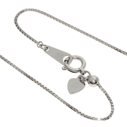 0.4ct Diamond Necklace K18 White Gold 5.9g　Ladies