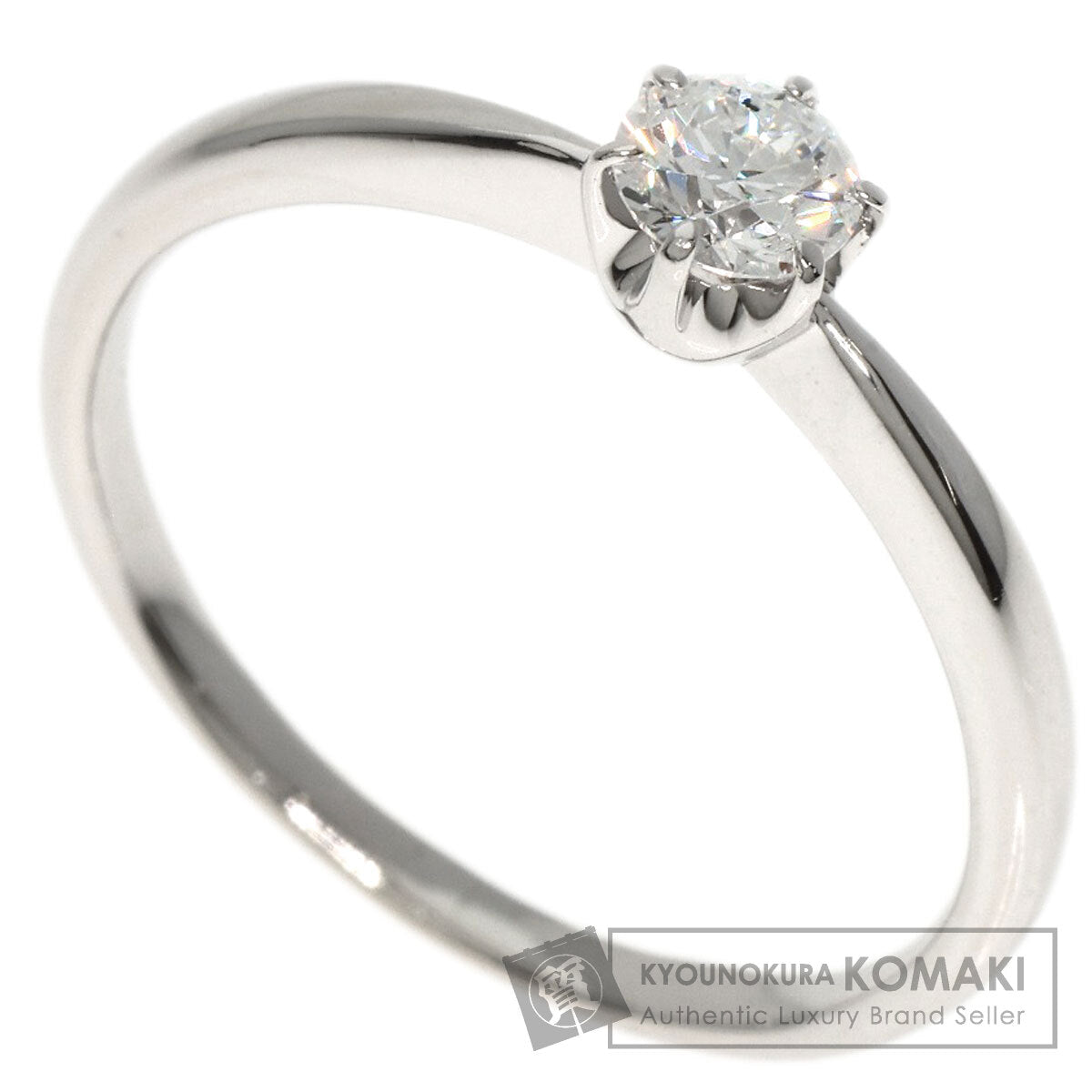 0.271ct Diamond Ring Platinum PT900 2.8g　Ladies
