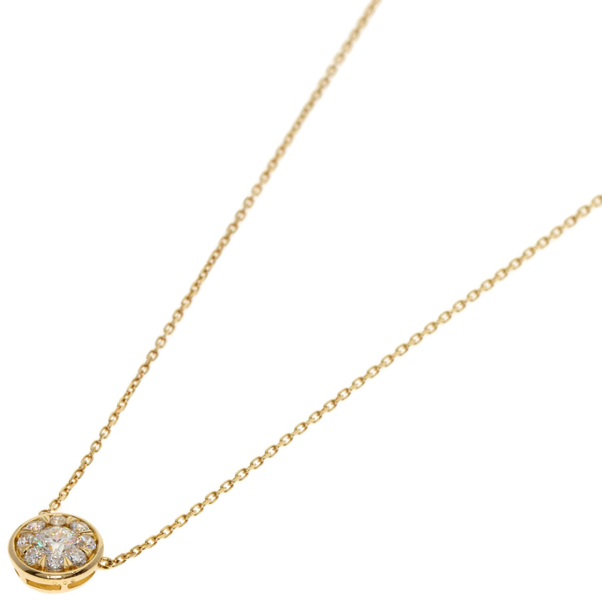 VENDOME   Diamond Necklace  K18 Yellow Gold Ladies [Used]