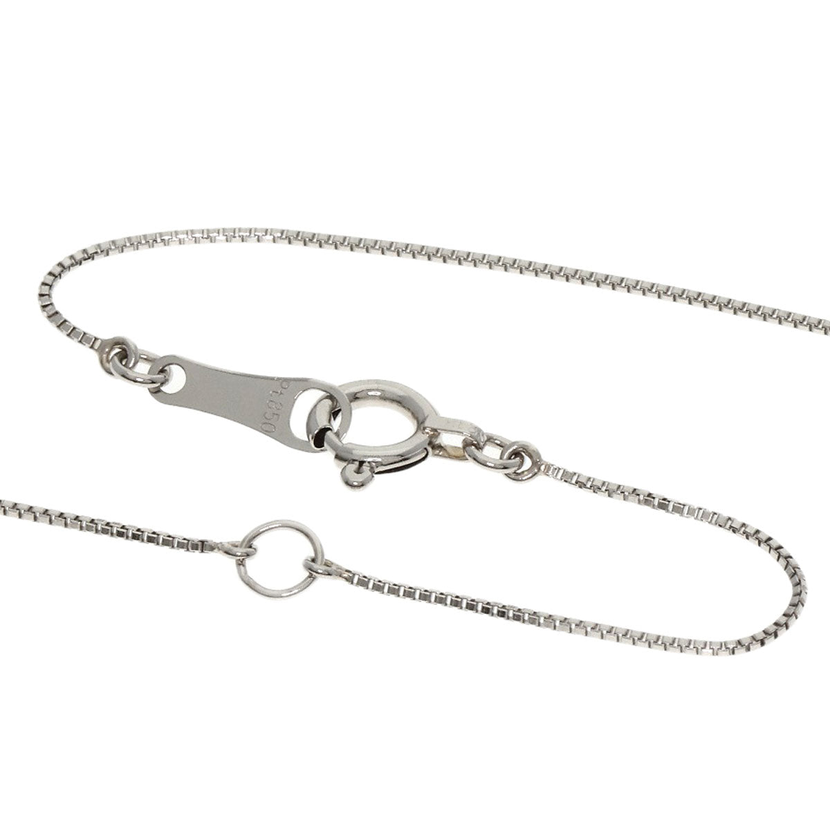 1ct Diamond Necklace Platinum PT850 PT900 3.4g　Ladies