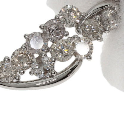 1ct Diamond Necklace Platinum PT850 PT900 3.4g　Ladies